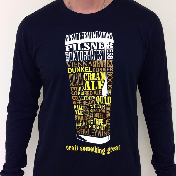 Beer Styles Long Sleeve Shirt - MEDIUM