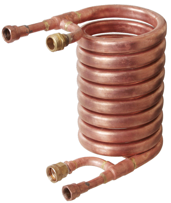 Wort Chiller - Counterflow Chiller (With 1/2" FPT Fittings)